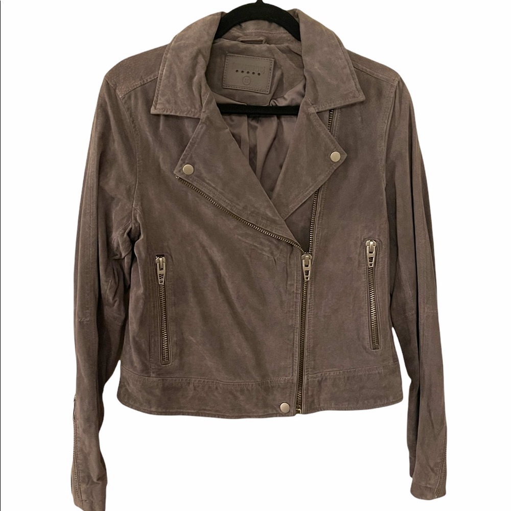 BLANK NYC - Grey Suede Jacket